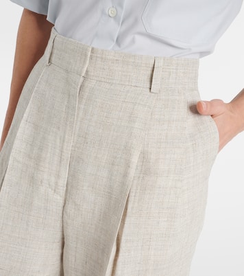 Pleated tailored straight pants | Toteme