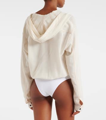 Body con capucha de mezcla de lana | Alaïa