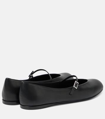 Leather Mary Jane ballet flats | Max Mara
