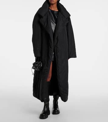 Sleeping Bag habotai wrap coat | Norma Kamali