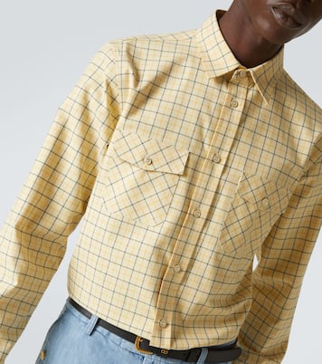 Checked cotton shirt | Valentino