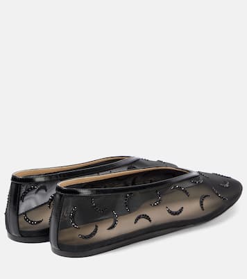 Luna embroidered mesh ballet flats | Le Monde Béryl