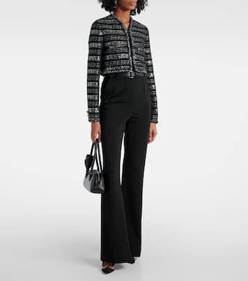 Cropped-Jacke aus Lamé | Giambattista Valli