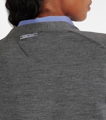 Cardigan aus Schurwolle | Prada