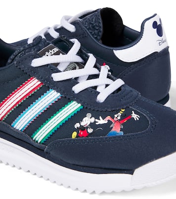 SL 72 RS suede-trimmed sneakers | Adidas Originals Kids