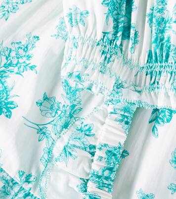 Mavy tiered floral cotton dress | C'era Una Volta