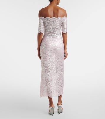 Midirock aus Spitze | Rabanne