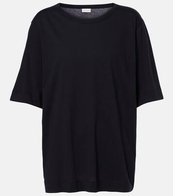 Camiseta en jersey de algodón oversized | Dries Van Noten