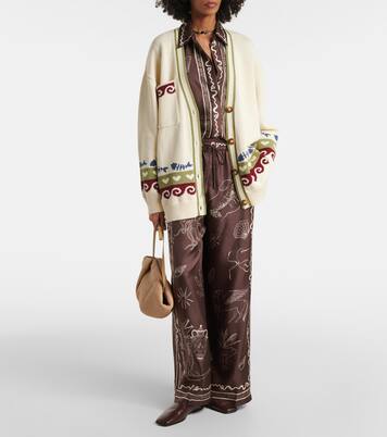 Bath House cotton cardigan | Alémais