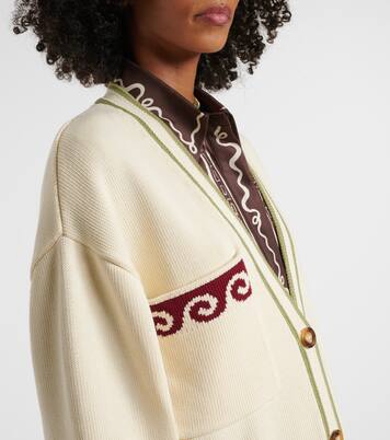 Bath House cotton cardigan | Alémais