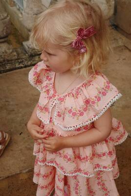 Bella floral tiered cotton dress | Konges Sløjd