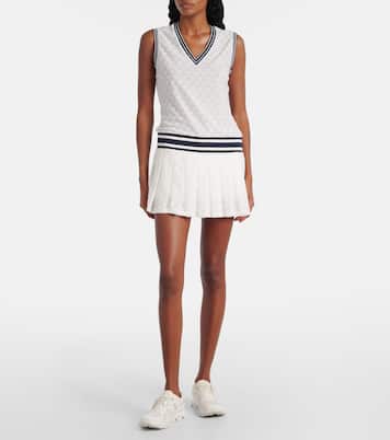 Robe plissée en jacquard | Tory Burch