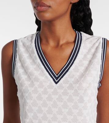 Robe plissée en jacquard | Tory Burch