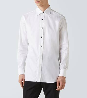 Smokinghemd aus Baumwollpopeline | Brioni