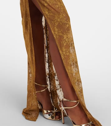 Jupe en dentelle à fleurs | Alex Perry