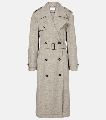 Trenchcoat aus Wolle und Seide | Stella McCartney
