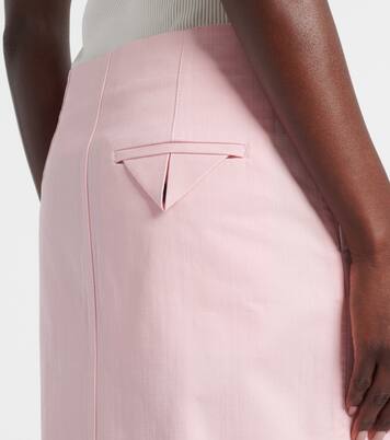 Jupe midi en coton | Bottega Veneta