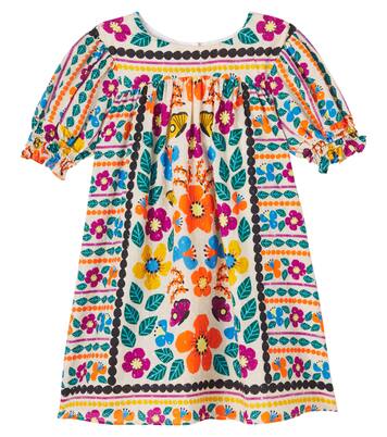 Lenço Florada printed cotton dress | Fábula