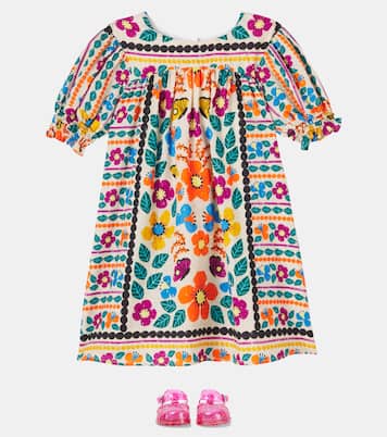 Lenço Florada printed cotton dress | Fábula