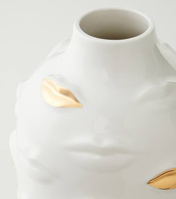 Gilded Gala porcelain vase | Jonathan Adler