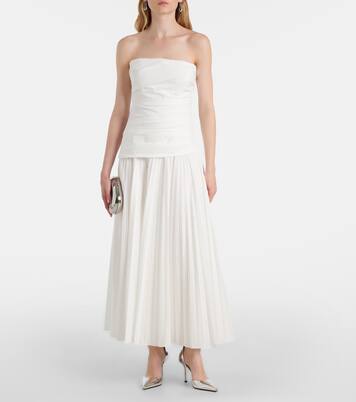 Robe midi Arie en coton mélangé | Simkhai