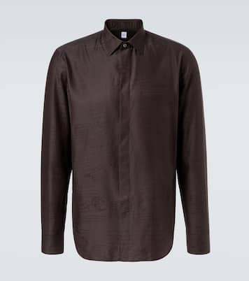 Printed silk and cotton shirt | Berluti
