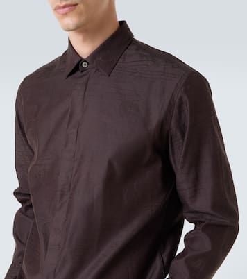 Printed silk and cotton shirt | Berluti