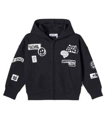 Marley printed cotton-blend hoodie | Molo