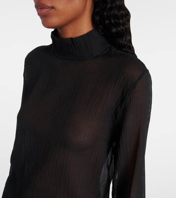 Top aus Baumwolle und Seide | Toteme