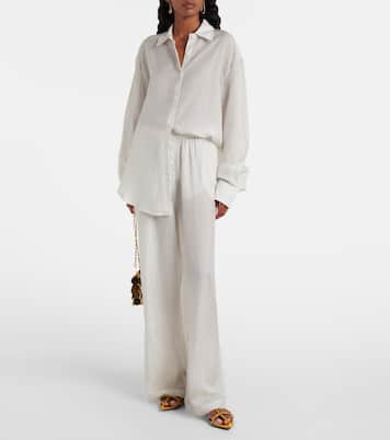 Peri sheer striped shirt | The Frankie Shop