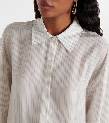 Peri sheer striped shirt | The Frankie Shop