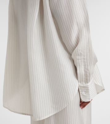Peri sheer striped shirt | The Frankie Shop