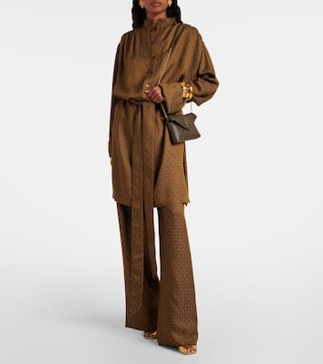 Sandali La Scandale 110 in pelle metallizzata | Saint Laurent