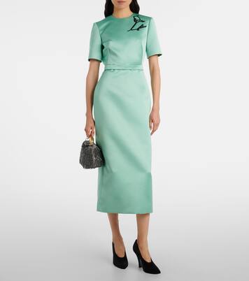 Midikleid aus Duchesse-Satin | Erdem