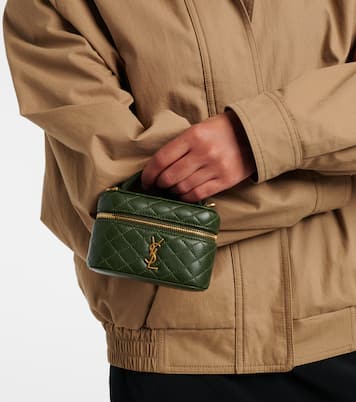 Gaby Micro leather vanity bag | Saint Laurent