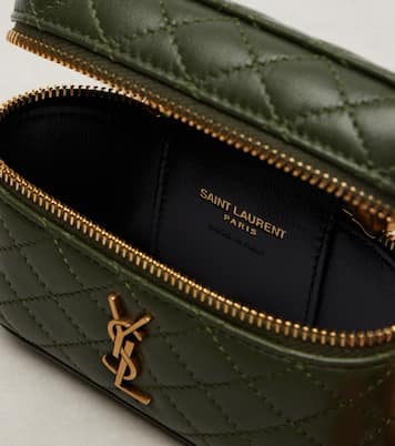Gaby Micro leather vanity bag | Saint Laurent