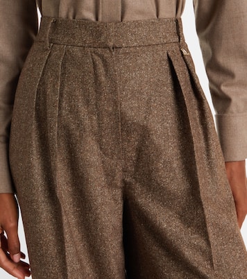 Pantalon ample Brava en laine mélangée | Max Mara