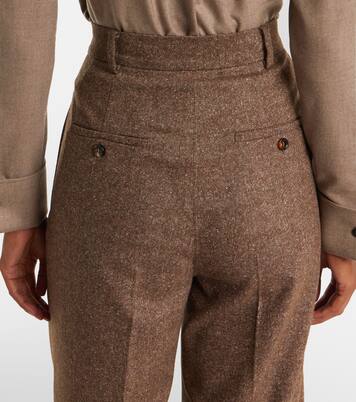 Pantalon ample Brava en laine mélangée | Max Mara