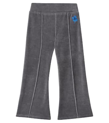 Cotton-blend flared pants | Mini Rodini