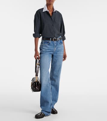 Hylan checked cotton shirt | The Frankie Shop