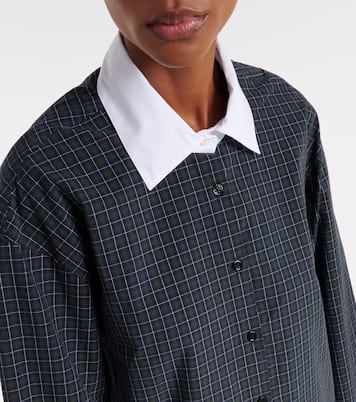 Hylan checked cotton shirt | The Frankie Shop