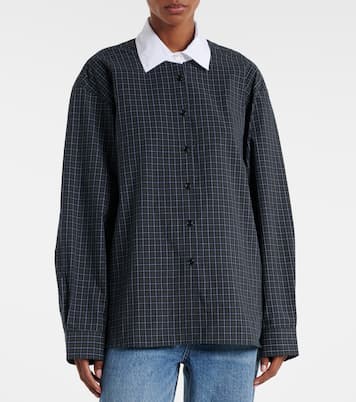 Hylan checked cotton shirt | The Frankie Shop