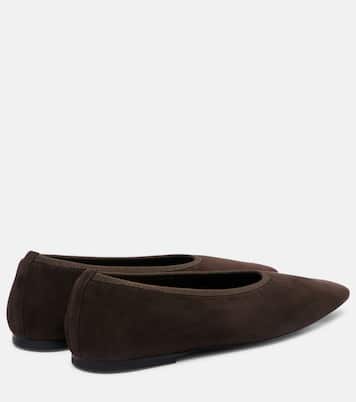 Suede ballet flats | Toteme