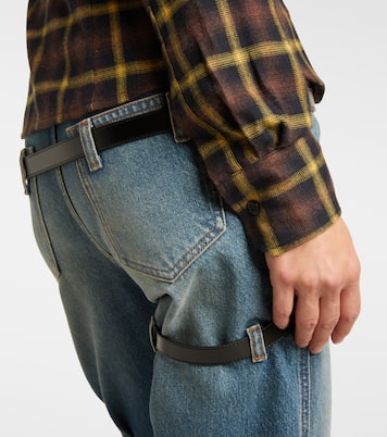 Camicia in cotone a quadri con cappuccio | Coperni