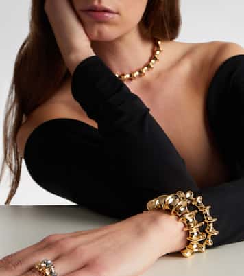 Murphy gold-plated cuff bracelet | Jennifer Fisher