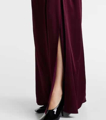 Abito lungo monospalla in raso  | Stella McCartney