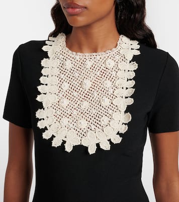 Abito corto con crochet | Valentino