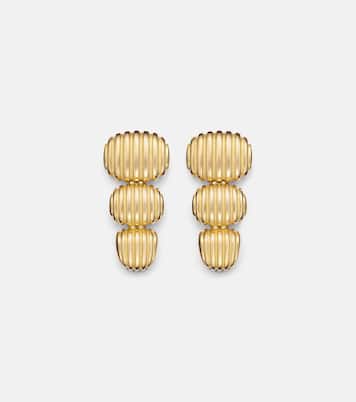 Boucles d’oreilles Isla Oval Taper en or 18 ct | Pamela Zamore