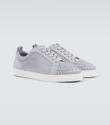 Louis Junior Spikes suede sneakers | Christian Louboutin