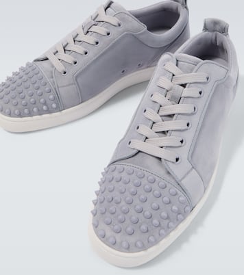 Louis Junior Spikes suede sneakers | Christian Louboutin